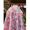 image:imageMakeMeChic Womens Maternity Dress Floral Square Neck Puff Sleeve Flowy Pregnancy Summer DressesPink
