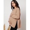 image:imageMakeMeChic Womens Maternity TShirt Long Sleeve Split Side Pregnancy Tee Tops