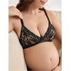 image:imageMakeMeChic Womens Nursing Bras for Breastfeeding Lace Maternity Lingerie  Breastfeeding Lace Nursing Bralette Bodily Nursing Bra Brasier De Lactancia MaternaBlack Lace