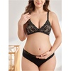 image:imageMakeMeChic Womens Nursing Bras for Breastfeeding Lace Maternity Lingerie  Breastfeeding Lace Nursing Bralette Bodily Nursing Bra Brasier De Lactancia MaternaBlack Lace