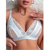 image:imageMakeMeChic Womens Nursing Bras for Breastfeeding Lace Maternity Lingerie  Breastfeeding Lace Nursing Bralette Bodily Nursing Bra Brasier De Lactancia MaternaWhite