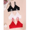 image:imageMakeMeChic Womens Nursing Bras for Breastfeeding Lace Maternity Lingerie  Breastfeeding Lace Nursing Bralette Bodily Nursing Bra Brasier De Lactancia MaternaMulticolor Set