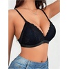 image:imageMakeMeChic Womens Nursing Bras for Breastfeeding Lace Maternity Lingerie  Breastfeeding Lace Nursing Bralette Bodily Nursing Bra Brasier De Lactancia MaternaBlack Solid