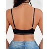 image:imageMakeMeChic Womens Nursing Bras for Breastfeeding Lace Maternity Lingerie  Breastfeeding Lace Nursing Bralette Bodily Nursing Bra Brasier De Lactancia MaternaBlack Solid