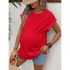 image:imageWomens Maternity Shirts Crew Neck Short Sleeve Maternity Tops